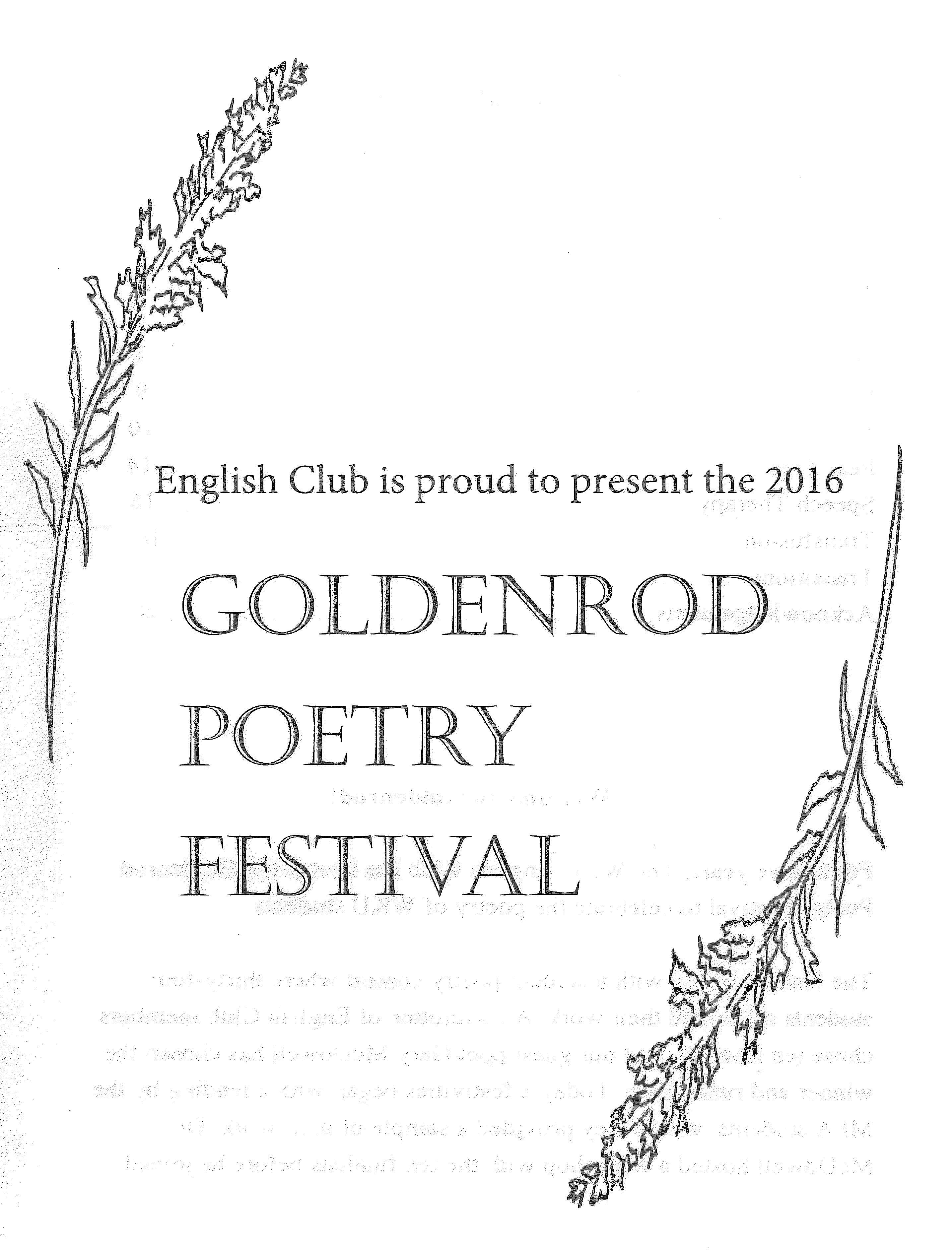 Goldenrod Poetry Festival