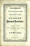 Statements & Principles by Glasgow Normal School