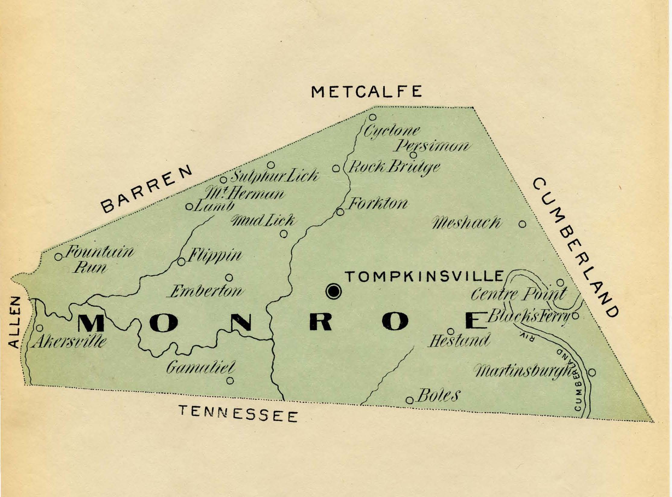 Reconstructing History:  Monroe County