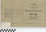 Greate Concerte Program, Odeon Hall, Side 1 by WKU Library Special Collections