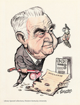 Uncaptioned Cartoon featuring Senator Sam Ervin, Jr. by Bill Sanders and Department of Library Special Collections