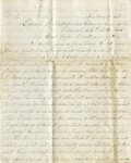 George Messer Letter to Lottie Messer, Page 1