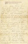 Samuel Fry Letter by Samuel Van Buren Fry