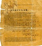 Civil War Recruitment & Conscription Circular by Gideon Johnson Pillow