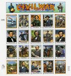 Commemorative Civil War Stamps by U.S. Postal Service