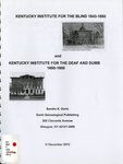 Kentucky Institute for the Deaf & Dumb, 1860-1900 by Sandra Gorin