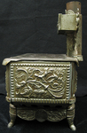 Miniature Cast-Iron Stove - Side View by Rival