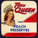 Peach Preserves Label by Creasey Company