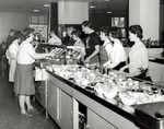 Students in Garrett Cafeteria by WKU Archives