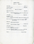 Gemini 14 Set List by David Livingston