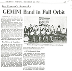 GEMINI Band In Full Orbit by Joe Creason