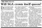 Will SGA Crown Itself Queen? by College Heights Herald