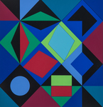 Sikra-MC by Victor Vasarely (b.1908-1977), artist and Kentucky Museum