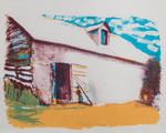 The White Barn by Wolf Kahn, artist and Kentucky Museum