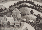 Horse Creek Church by Malcolm Arnett (b.1905-1992), artist and Kentucky Museum