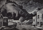 Mountain Town by Malcolm Arnett (b.1905-1992), artist and Kentucky Museum