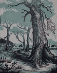 Possum Tree by Malcolm Arnett (b.1905-1992), artist and Kentucky Museum
