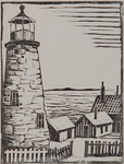 Pemaquid Light House, Maine by Malcolm Arnett (b.1905-1992), artist and Kentucky Museum