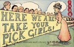 Here We Are! Take Your Pick Girls! by Kentucky Library Research Collection