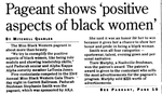 Pageant Shows 'Positive Aspects of Black Women' by Mitchell Quarles