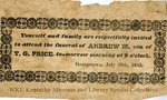 Andrew M. Price Funeral Notice by Kentucky Library Research Collection