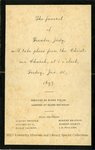 Frankie Judy Funeral Notice by Kentucky Library Research Collections