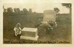 Dan Ray Stone at his father Silas Jonathan Stone's Grave by Kentucky Library Research Collections