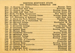 1945 Basketball Schedule 1946 by WKU Athletics