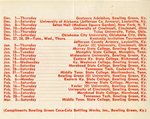 1955-56 Hilltopper Basketball Schedule