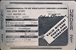 Under 21 Drivers License by Commonwealth of Kentucky