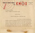 KMOX Press Release by KMOX Radio