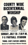 County Wide Bicentennial Worship by Franklin-Simpson Ministerial Fellowship