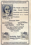 The Irvington Herald Harry Truman Campaign by Breckinridge County Campaign Committee