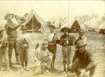 Soldiers and boys in a U.S. military camp in Cuba (MSS 31 B3 F8 #7c)