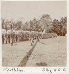 Soldiers at attention, Third Kentucky Infantry U.S.V. (1961.16.5.15) by Kentucky Library Research Collection