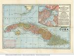 Map of Cuba from "Pictorial History of Our War With Spain" (E715 .W58 1898) by Kentucky Library Research Collection